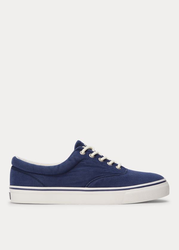 Polo Ralph Lauren Harpoon Lærred Sneakers Herre Danmark (CMKDG9514)